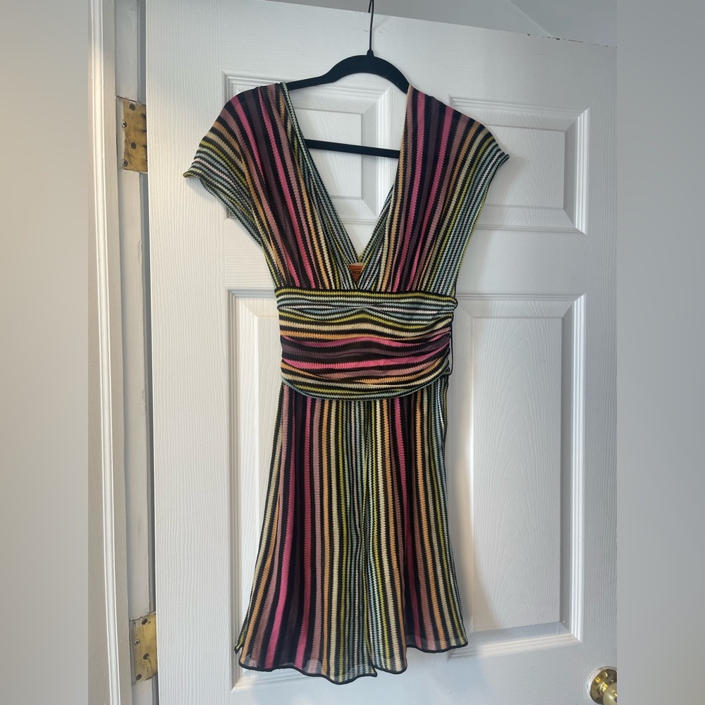 Vintage Missoni Striped Mini Dress